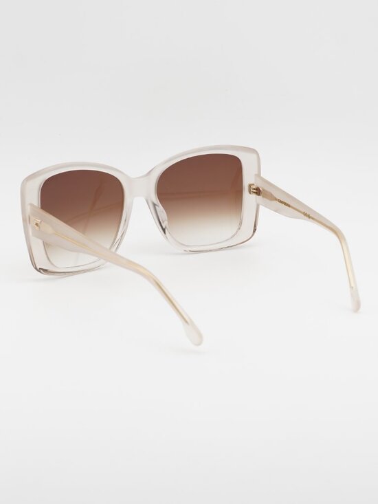 CARRERA 3030/S 0SZJ HA Sunglasses Ivory Square Frame, Brown Lenses main image 6